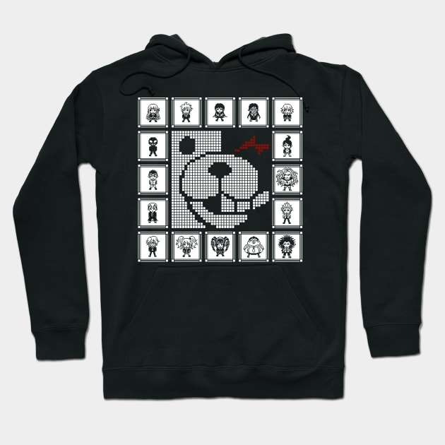 Danganronpa 8-Bit Despair Hoodie by Good Shirts Good Store Good Times